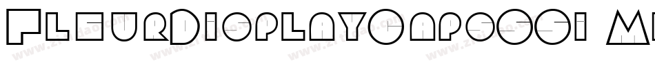 FleurDisplayCapsSSi Medium字体转换